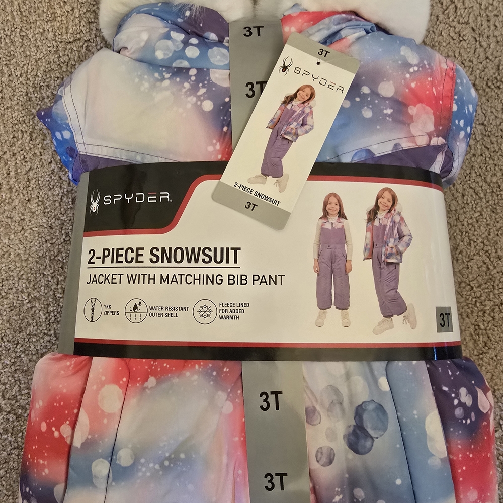 Spyder Kids 2-Piece Snowsuit  And Winter Jacket
